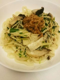 きのこ好きの肉味噌うどん-レシピのメイン写真
