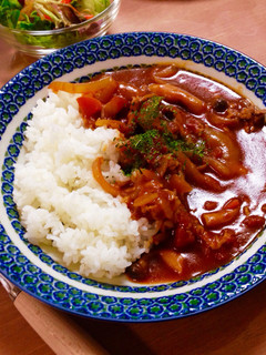 豚こま&お手頃食材でハヤシライス-レシピのメイン写真
