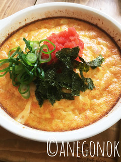 豆腐と明太子で*ふわふわオムレツ*-レシピのメイン写真