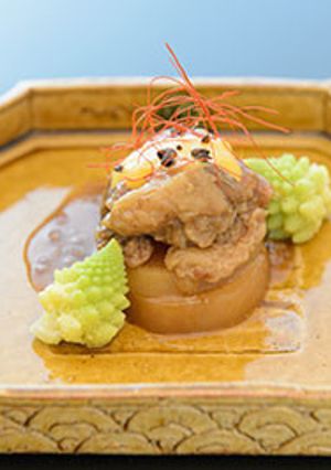 北之庄菜と牛すじの風呂吹き焼-レシピのメイン写真