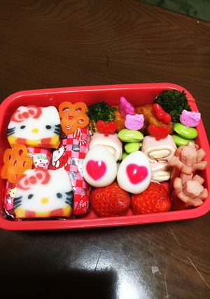 キャラ弁キティちゃん-レシピのメイン写真
