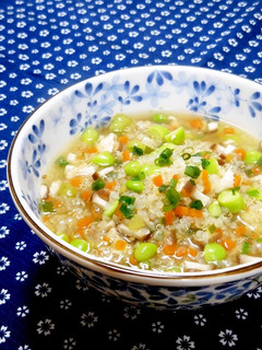 簡単キヌア料理☆生姜入り雑炊風-レシピのメイン写真
