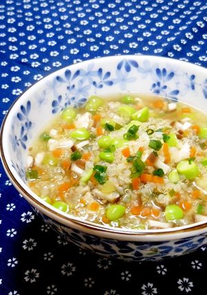 簡単キヌア料理☆生姜入り雑炊風-レシピのメイン写真