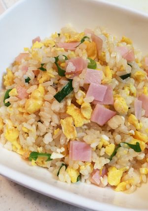ハムと卵のパラパラチャーハン-レシピのメイン写真