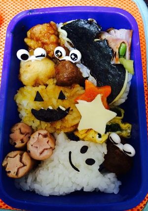 キャラ弁 ハロウィン-レシピのメイン写真
