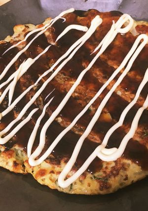 ヘルシー山芋お好み焼き風-レシピのメイン写真