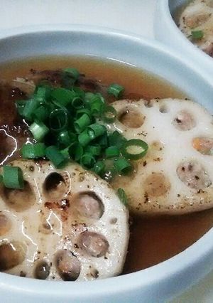 和風あんかけ☆蓮根肉詰め★-レシピのメイン写真