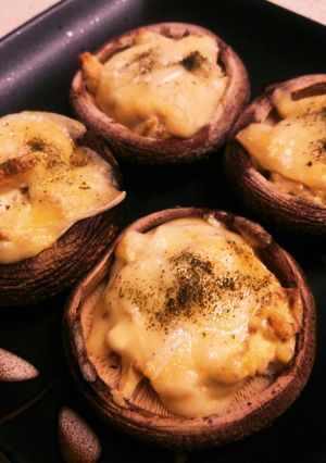しいたけのガーリックマヨチー焼き☆-レシピのメイン写真