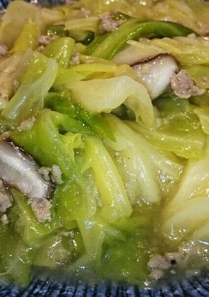 残った餃子の餡でキャベツのうま煮-レシピのメイン写真
