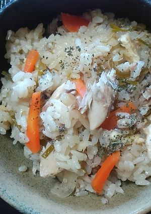 切り干し大根&鯖缶詰の炊き込みご飯-レシピのメイン写真