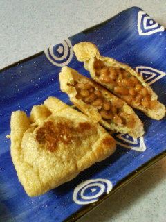 油揚げの納豆はさみ-レシピのメイン写真