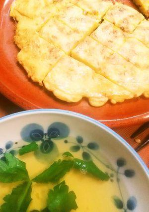 簡単！明石焼きっぽく食べるキャベツ焼き♪-レシピのメイン写真