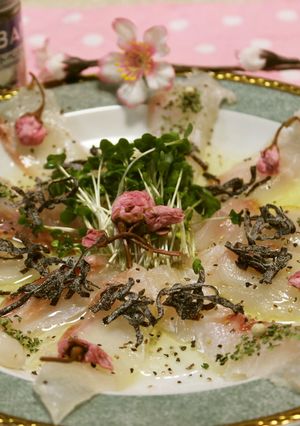 5分で出来ちゃう♡鯛のカルパッチョ-レシピのメイン写真