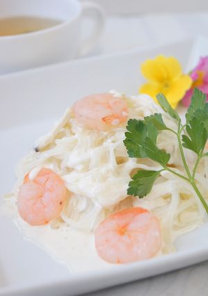 ZENパスタ　エビクリームソース-レシピのメイン写真