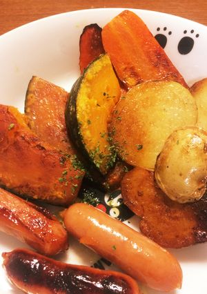 レモンぽん酢のしっとり根菜ステーキ☆-レシピのメイン写真