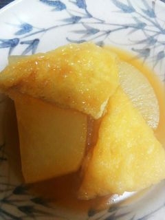 大根と油揚げのひたひた煮【鍋帽子】-レシピのメイン写真