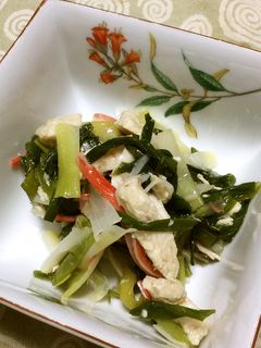 鶏胸肉とわけぎの和えもの-レシピのメイン写真