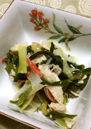鶏胸肉とわけぎの和えもの-レシピのメイン写真