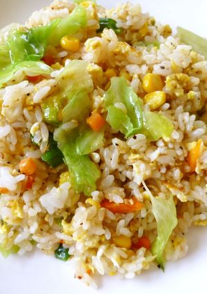 【春レタスのチャーハン】簡単に昼ご飯♪-レシピのメイン写真