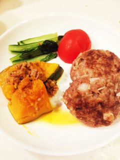 絶品☆ふりかけチーズハンバーグ-レシピのメイン写真