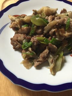 豚肉と舞茸の甘辛炒め-レシピのメイン写真