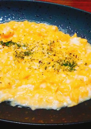 ノンオイル★湯煎でスクランブルエッグ‼-レシピのメイン写真