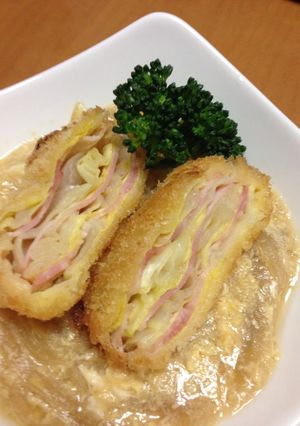 キャベツ&ベーコンのミルフィーユフライ♪-レシピのメイン写真