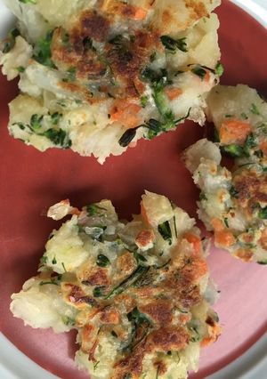 白身魚とじゃがいものおやき☆離乳食-レシピのメイン写真