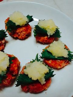 シャキシャキ♪和風ハンバーグ-レシピのメイン写真