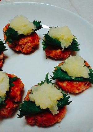 シャキシャキ♪和風ハンバーグ-レシピのメイン写真
