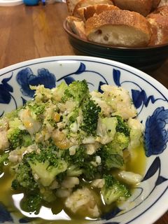 鱈とブロッコリーのアヒージョ-レシピのメイン写真