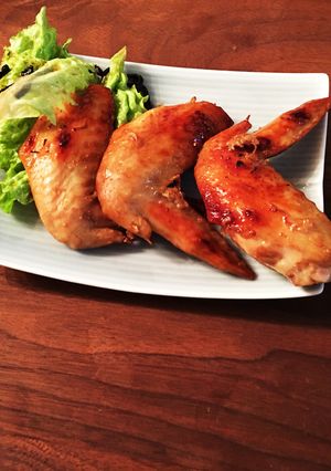 手羽先のにんにく麺つゆ焼き-レシピのメイン写真