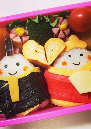 キャラ弁雛祭りバージョン！-レシピのメイン写真