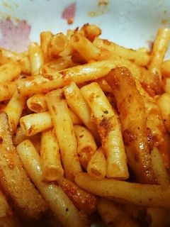 マカロニとさつま揚げのケチャップ炒め-レシピのメイン写真