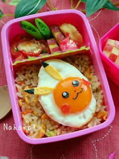 目玉焼きdeまんまるピカチュウ❤キャラ弁-レシピのメイン写真
