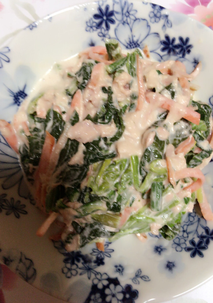 簡単なほうれん草とツナの和え物-レシピのメイン写真