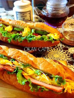 休日の朝食に★バゲットサンド-レシピのメイン写真