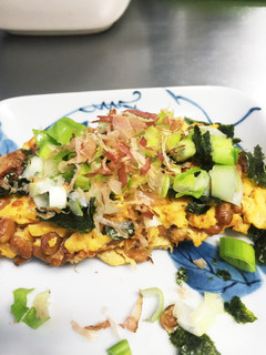 納豆オムレツ-レシピのメイン写真