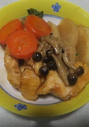 鳥胸肉の治部煮-レシピのメイン写真