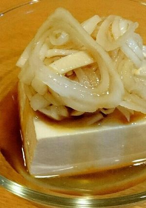 酢玉ねぎ冷奴-レシピのメイン写真