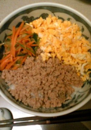 お弁当やさんの鶏そぼろ丼-レシピのメイン写真