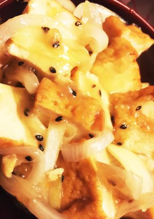厚揚げと玉ねぎのあんかけ-レシピのメイン写真