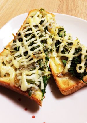 ラーマ バターの風味 ちりめんトースト♪-レシピのメイン写真