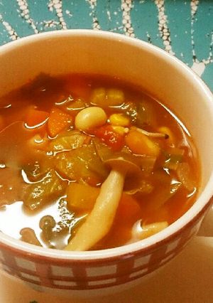 食べるトマトスープ-レシピのメイン写真