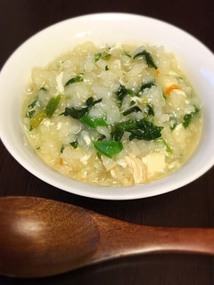 *野菜たっぷりササミの五目雑炊*-レシピのメイン写真