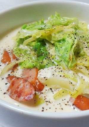 春キャベツのミルクスープ-レシピのメイン写真