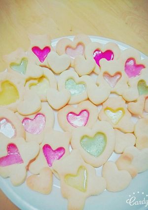 ＊簡単＊ｽﾃﾝﾄﾞｸﾞﾗｽｸｯｷｰ☆-レシピのメイン写真