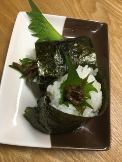 いかなごの釘煮のおにぎり-レシピのメイン写真