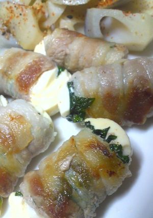 お豆腐の豚肉巻き焼き-レシピのメイン写真