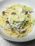 春キャベツとツナのクリームパスタ